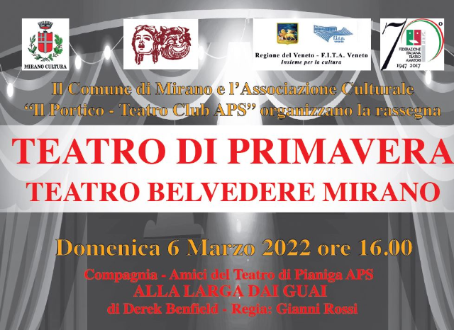Teatro di Primavera 2022 da domenica 6 marzo al Teatro Belvedere