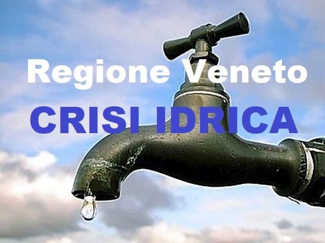 Stato di crisi idrica: invito a limitare il consumo dell’acqua